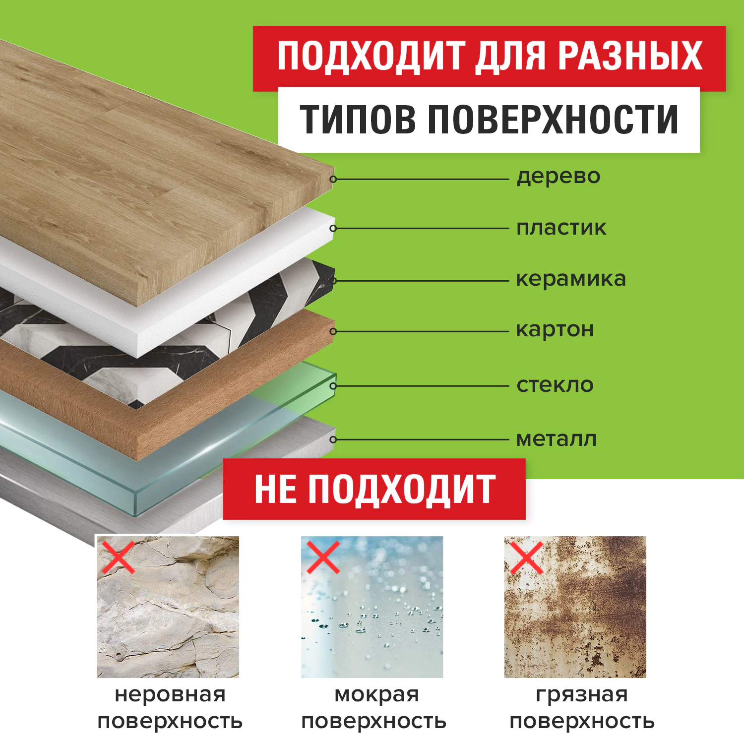 Клейкая лента малярная креппированная STAFF 48 мм x 20 м